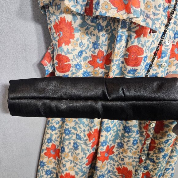 VTG Jessica McClintock Gunne Sax Satin Formal Bag Black The Classic Clamshell - Picture 6 of 6